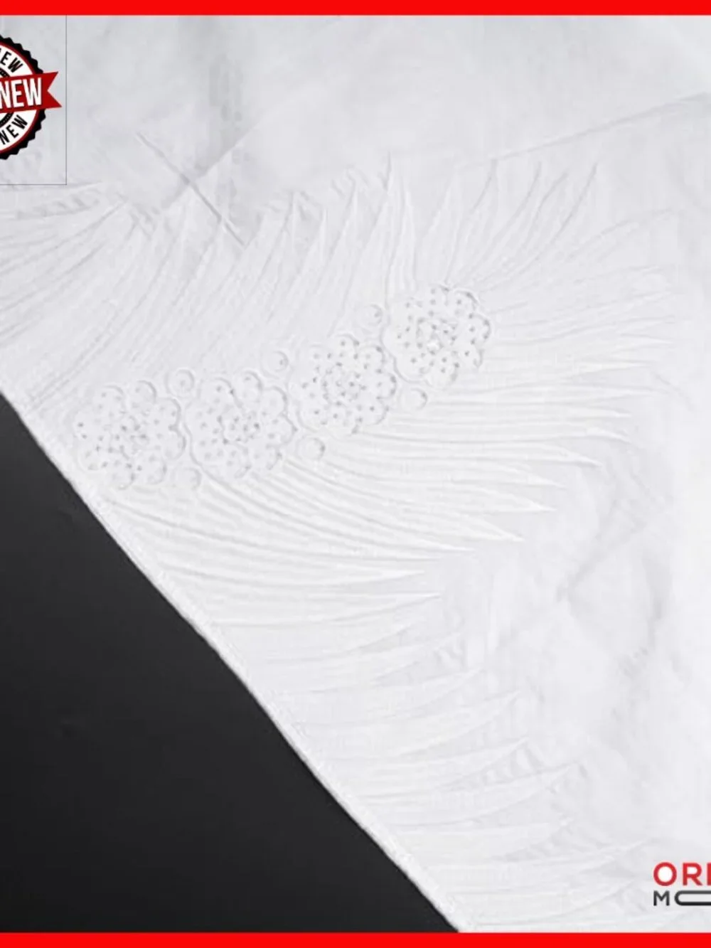 Traditional Embroidery Maxi Dress with Headwrap, Formal Cotton Lace